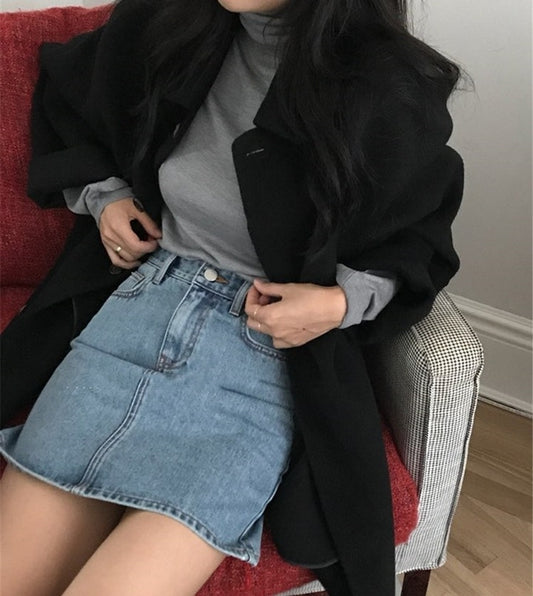 Abrigo de Lana Medio para Mujer - Image 2