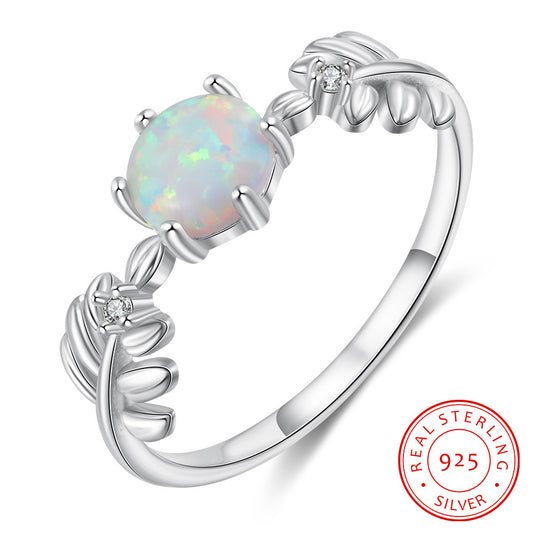 Anillo Hoja Coreana Elegante - Image 2