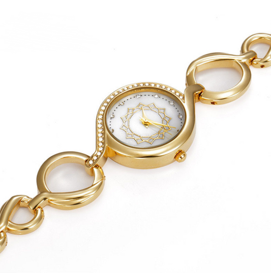 Reloj Pulsera de Diamantes con Esfera Pequeña - Elegancia Moderna - Image 2