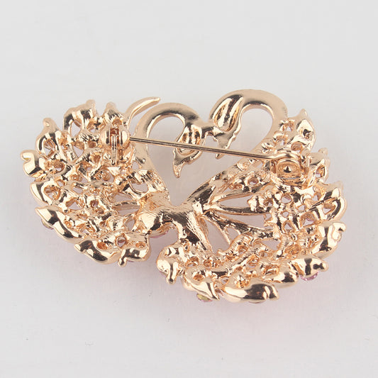 Broche Cisne con Diamantes Completos - Image 2