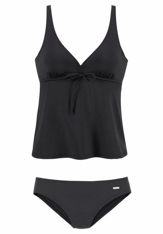 Traje de Baño Mujer con Abertura Lateral y Estampado de Lunares - Image 2