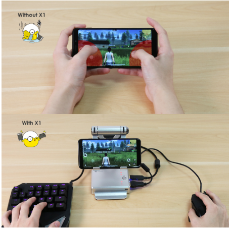 Controlador de Juegos Compatible con Apple - Teclado y Ratón para Móviles - Image 2