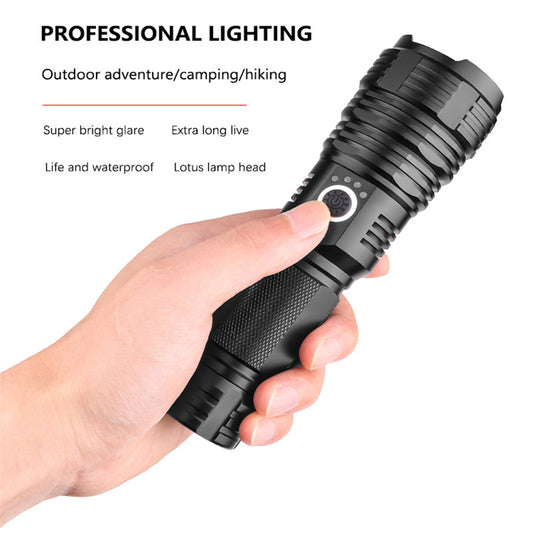 Linterna LED P70 Recargable USB para Exterior - Image 4