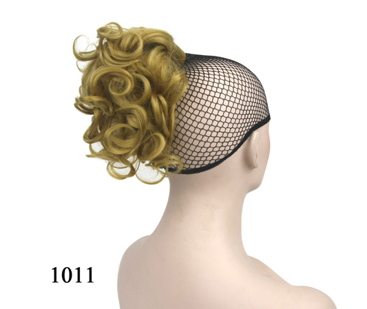 Peluca Rizada Voluminosa con Extensiones y Bolsa de Pelo - Image 2