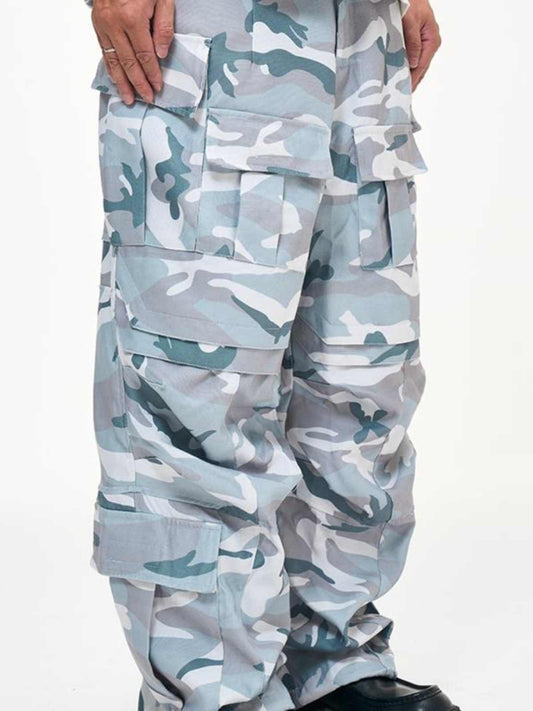 Pantalones Tácticos Camuflaje con Múltiples Bolsillos - Estilo Paracaidista Hombre - Image 2
