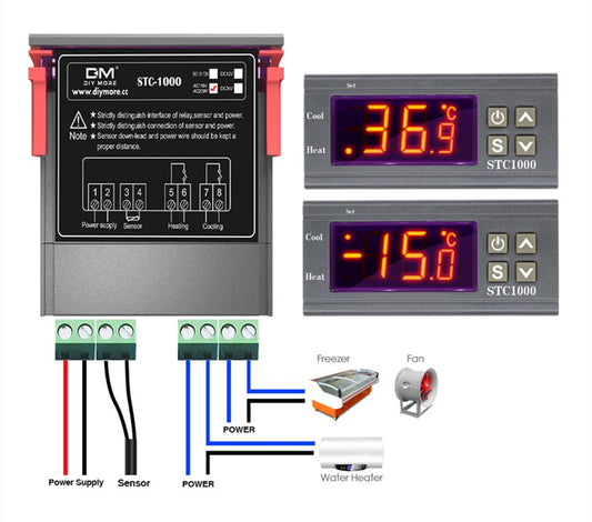 Controlador de Temperatura STC-1000 para Acuarios e Incubadoras - Image 2