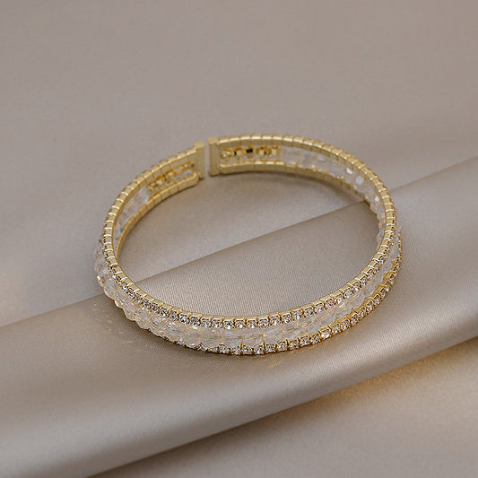 Pulsera de Cristal Blanco con Cuentas - Accesorio Perfecto para Verano - Image 2