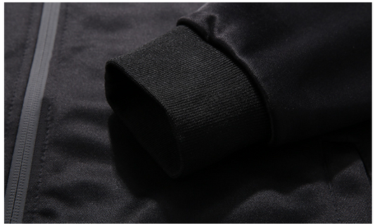 Abrigo de Otoño Dos Piezas para Hombre con Cuello Bordado - Image 2