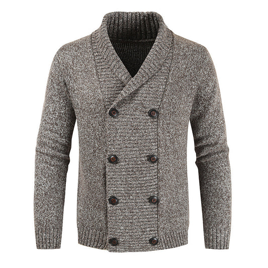 Cardigan Doble Abotonado Casual para Jóvenes - Image 2