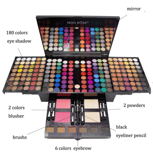 Paleta de Maquillaje 180 Colores Forma Piano - Set Profesional de Sombras y Rubores - Image 2