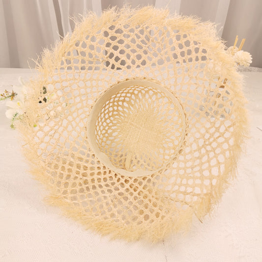 Sombrero de Rafia Francés Vintage Tendencia - Image 2