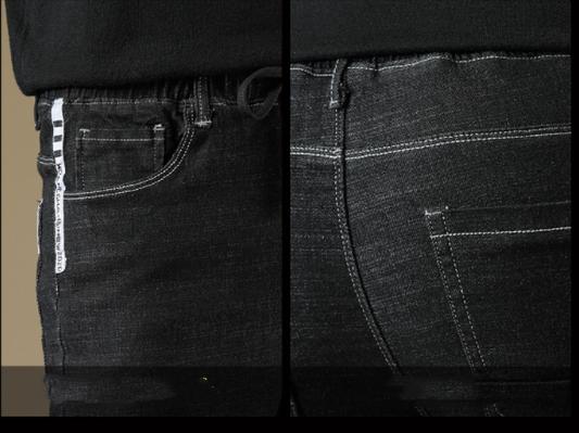 Pantalones Vaqueros Slim Fit Otoño para Hombre - Versátil y Moderno - Image 2