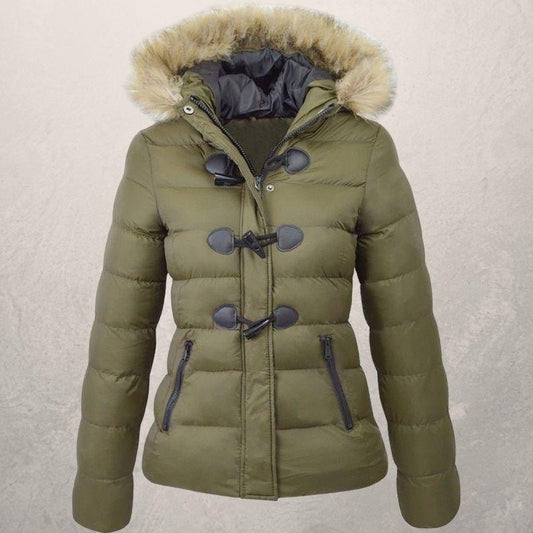 Chaqueta Corta Acolchada con Capucha - Image 2