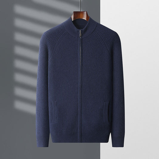 Cardigan Cuello Alto con Cierre Acolchado para Hombre - Image 2