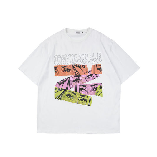 Playera Harajuku Hip Hop Urbana Manga Corta para Hombre - Image 2