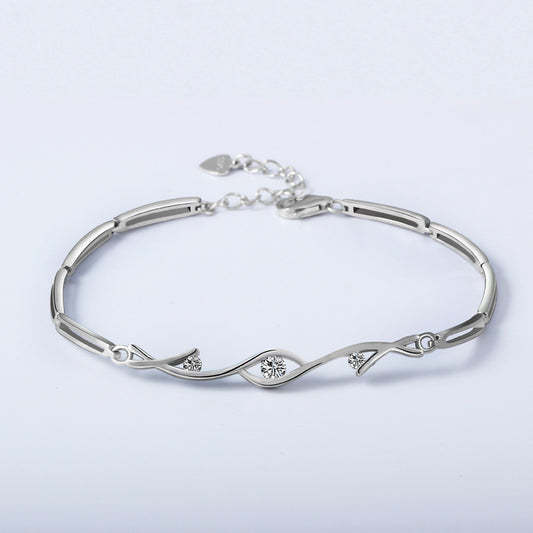 Joyería de Moda Coreana con Circón de Cristal - Image 2