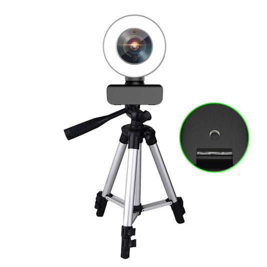 Cámara Web 1080P con Enfoque Automático y Luz de Belleza Integrada - Image 2