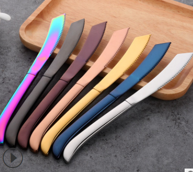Cuchillo para Carne Arcoíris en Acero Inoxidable - Image 2