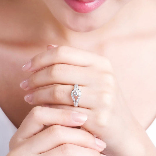 Anillo Ajustable de Circonia Cúbica Estilo Coreano - Diseño de Diamante Simulado Premium - Image 2