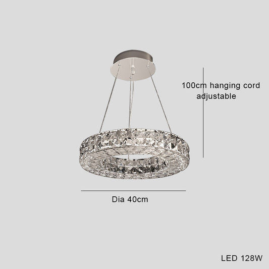 Lámpara de Araña LED Cristal Lujo Moderno Minimalista - Image 2
