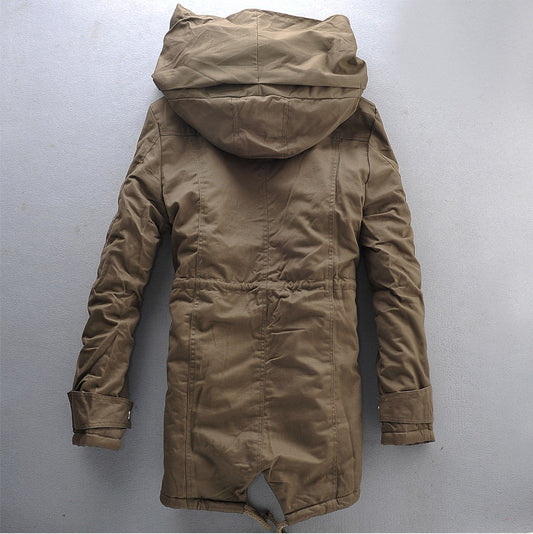 Chamarra Hoodie Suelta Gruesa de Largo Medio - Estilo Europeo y Americano - Image 2