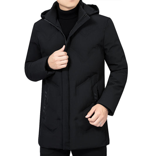 Abrigo de Algodón para Hombre Maduro - Chaqueta de Invierno Casual - Image 2