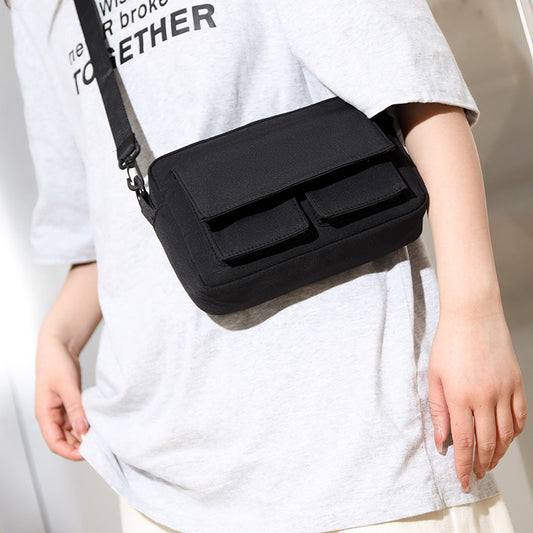 Bolsa Mensajera de Nylon Ligera para Hombre - Ideal para Estudiantes y Viajes - Image 2