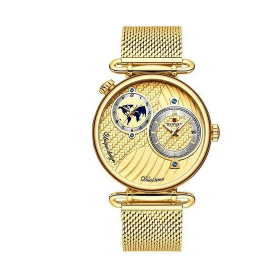 Reloj de Acero Inoxidable para Hombre con Malla Resistente al Agua - Image 2