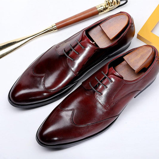 Zapatos de Cuero para Hombre con Punta Afilada - Estilo Ejecutivo - Image 2