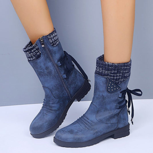 Botas de Invierno Martin con Tacón Grueso y Forro de Lana - Image 2