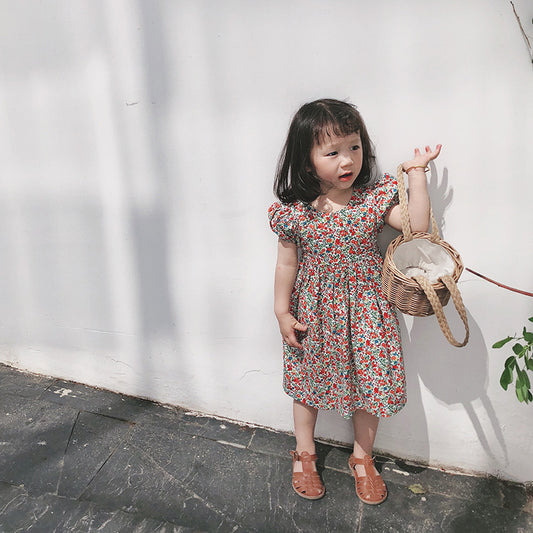 Vestido Floral Infantil Elegante para Niñas - Image 2
