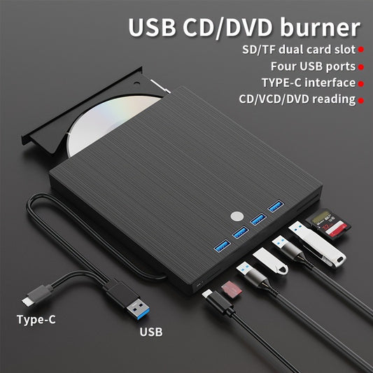 Grabadora DVD Externa USB-C Multifunción - Unidad Óptica Portátil - Image 2