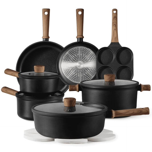 Sartén Antiadherente Titanio Wok Ligero Inducción - Cocina Profesional en Casa - Image 2