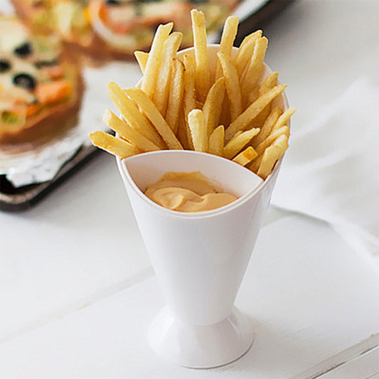 Vajilla Occidental Creativa - Tazón para Ensalada y Papas Fritas con Diseño Diagonal - Image 2