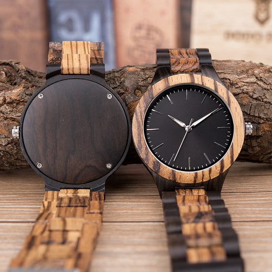 Reloj de Madera con Puntero Luminoso - Image 2
