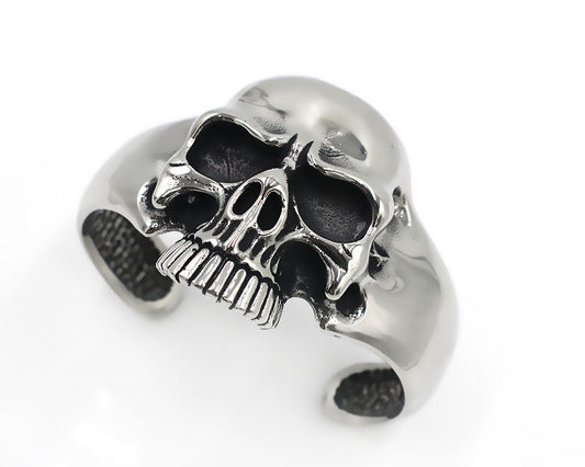Pulsera de Acero Titanio Calavera para Hombre - Image 2