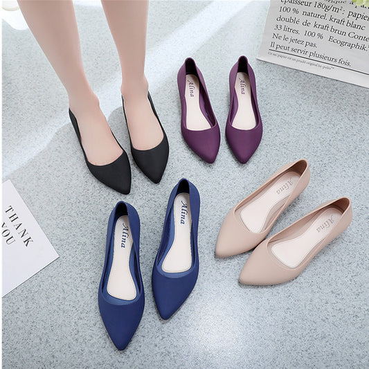 Zapatos planos con punta afilada para mujer - Image 2