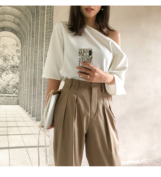 Blusa sin tirantes con hombros al descubierto - Image 2