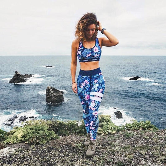 Pantalones Yoga Deportivos Estampado Selva Tropical - Image 2