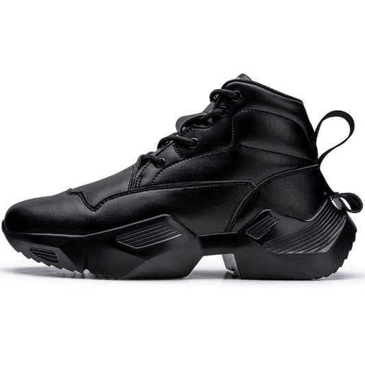 Zapatillas Altas Samurai para Hombre - Estilo Clásico Negro - Image 2