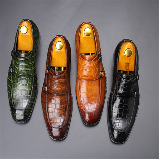 Zapatos de cuero puntiagudos para negocios - Image 2