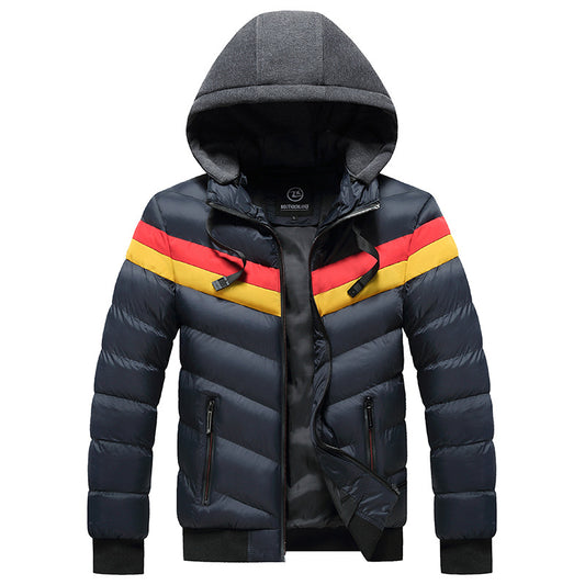 Chaqueta Impermeable con Capucha para Hombre Tallas Grandes Invierno - Image 2