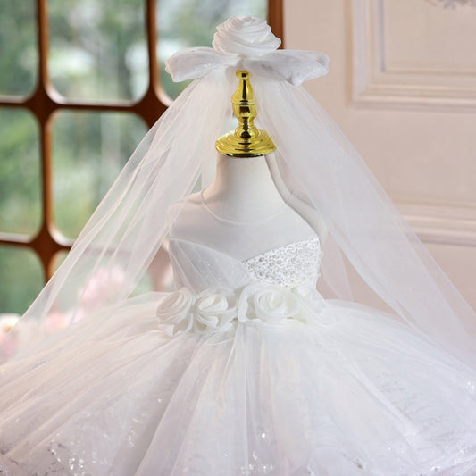 Vestido de Piano Infantil para Presentaciones y Bodas - Image 2