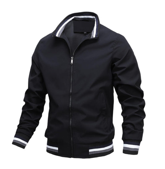 Chaqueta Deportiva de Color Sólido para Primavera y Otoño - Image 2