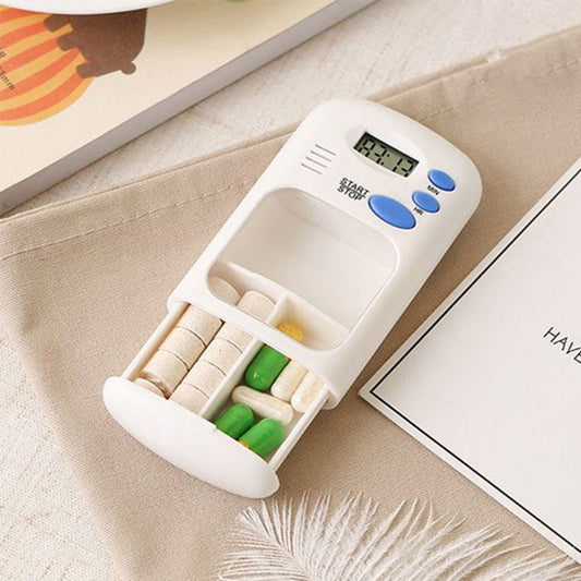 Pastillero Inteligente Portátil con Alarma LED y Recordatorio de Medicinas - Image 2