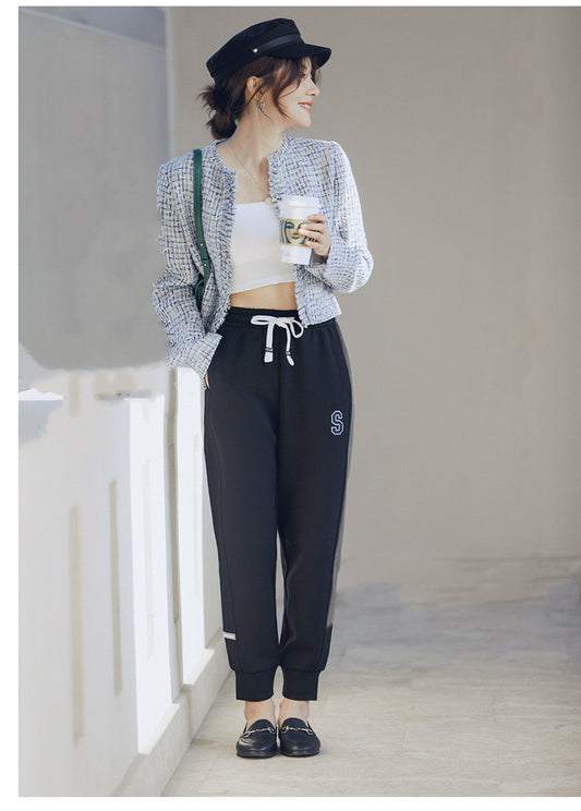 Pantalones Deportivos Cintura Alta Elástica Holgados para Mujer - Image 2