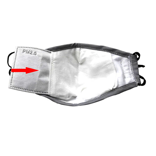 Mascarilla de Algodón PM2.5 con Filtro de Carbón Activado - Protección Antibacteriana - Image 2