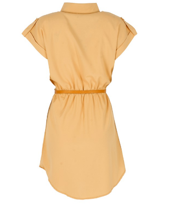 Vestido Casual de Verano Mujer Chifón Suelto con Cinturón - Image 2