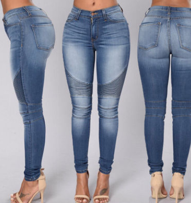 Pantalones Vaqueros Slim Ajustados con Costuras Decorativas - Image 2