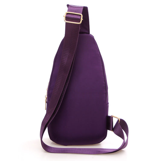 Bolsa Mensajera Nylon Impermeable para Mujer - Image 2